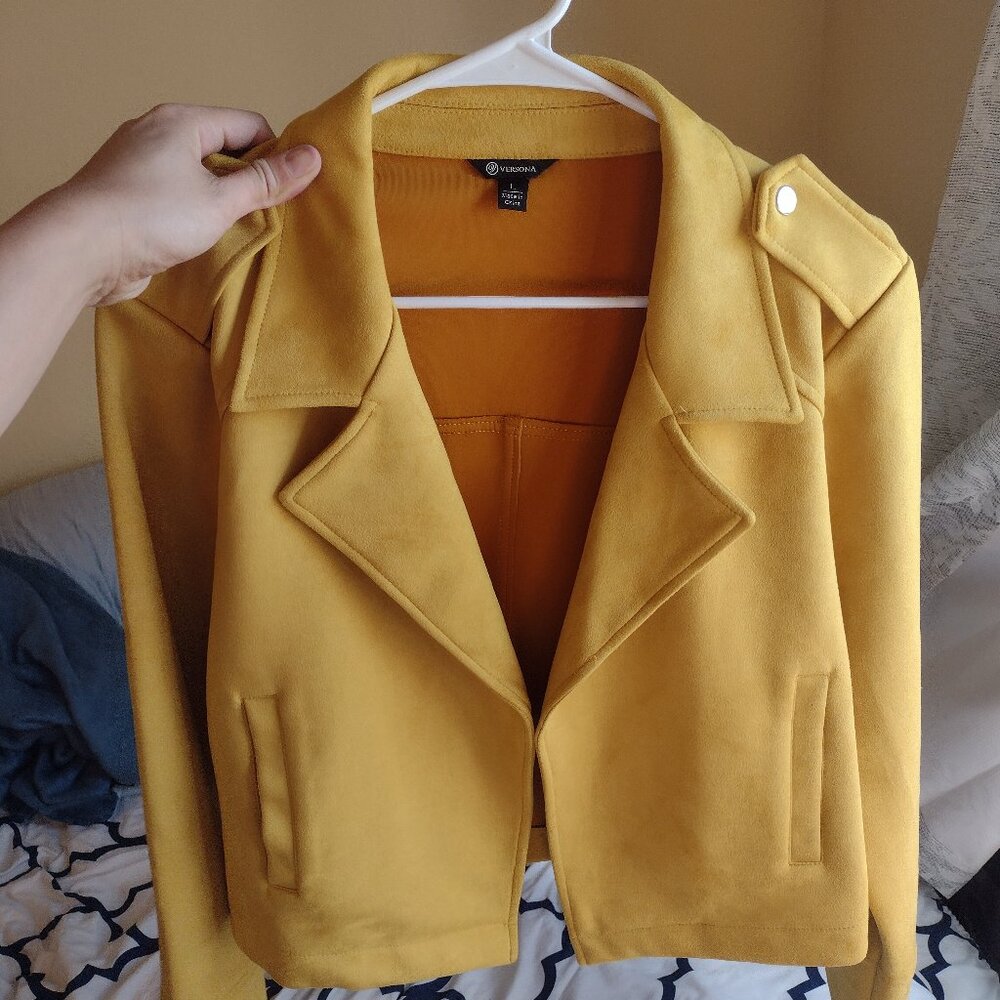 Faux Suede Jacket
